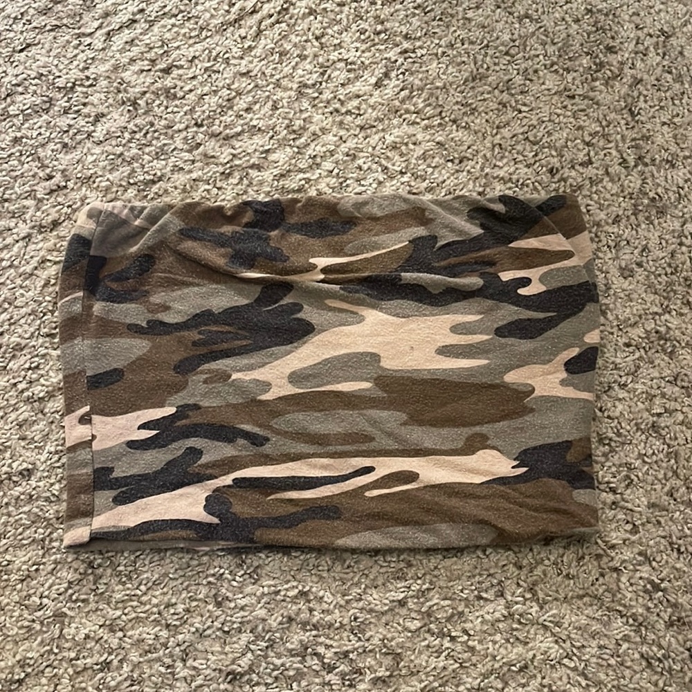 Camo Tube top